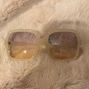 Stylish Cream Sunglasses